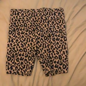 Cheetah Biker Shorts
